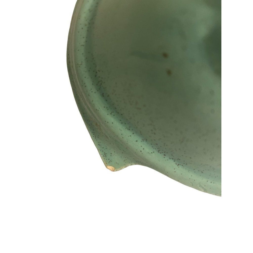 VTG MCM California Originals Made in USA Turquoise Teal Pottery Covered Dish - Picture 7 of 10